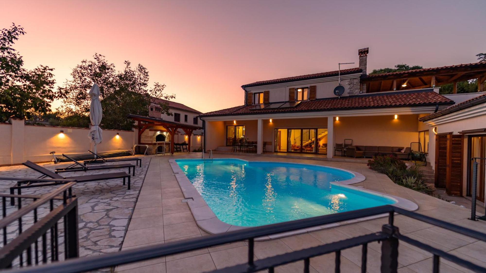 Villa Arton Heated Swimming-Pool Žminj 외부 사진